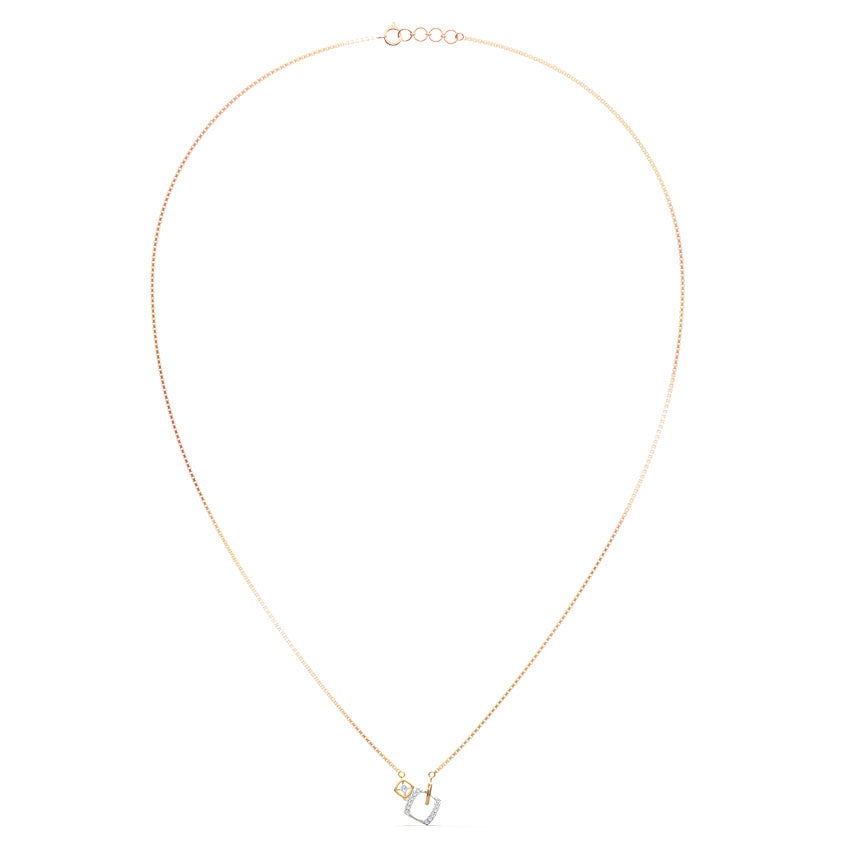Juliet Geometric Diamond Necklace