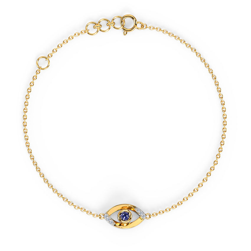 Serena Smart Evil Eye Gemstone Bracelet