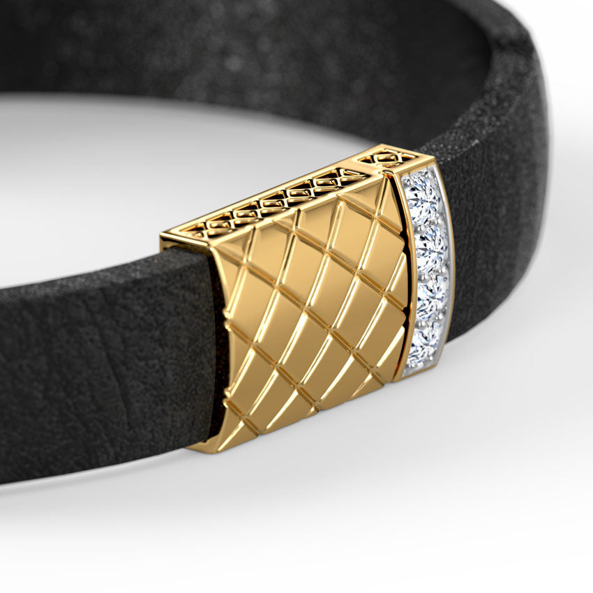Titan Brad Diamond Bracelet for Men