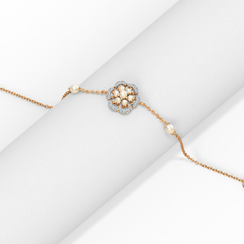 Elara Flora Pearl Bracelet