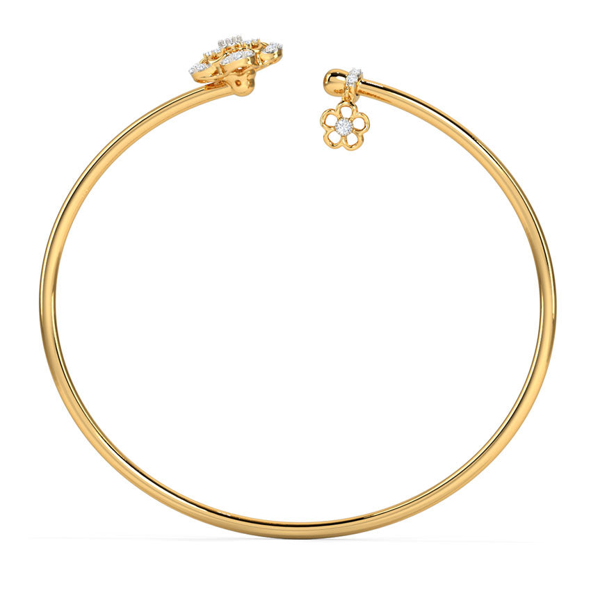 Zyra Spring Diamond Bracelet