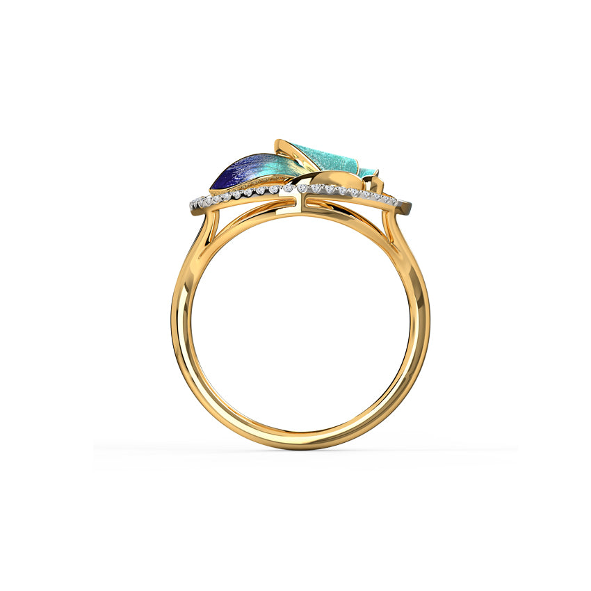 Azure Wings Diamond Ring