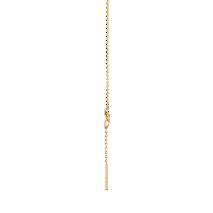 Ovate Interlinked Diamond Necklace