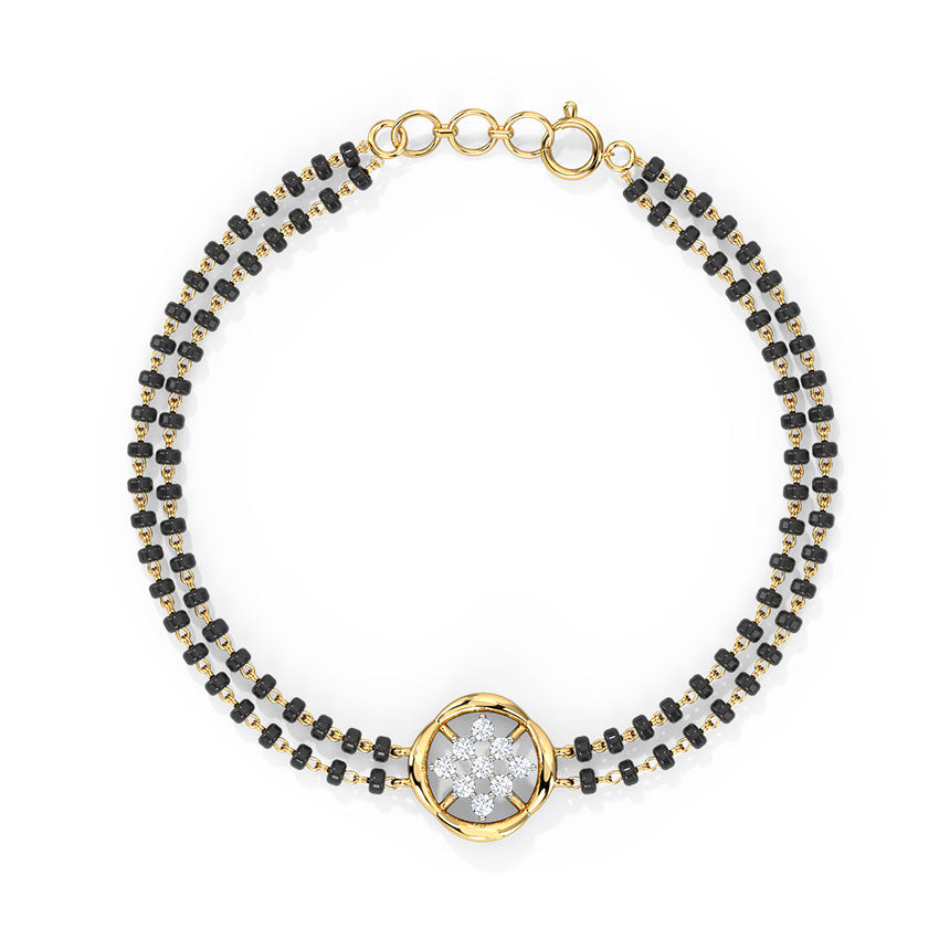 Viha Diamond Mangalsutra Bracelet