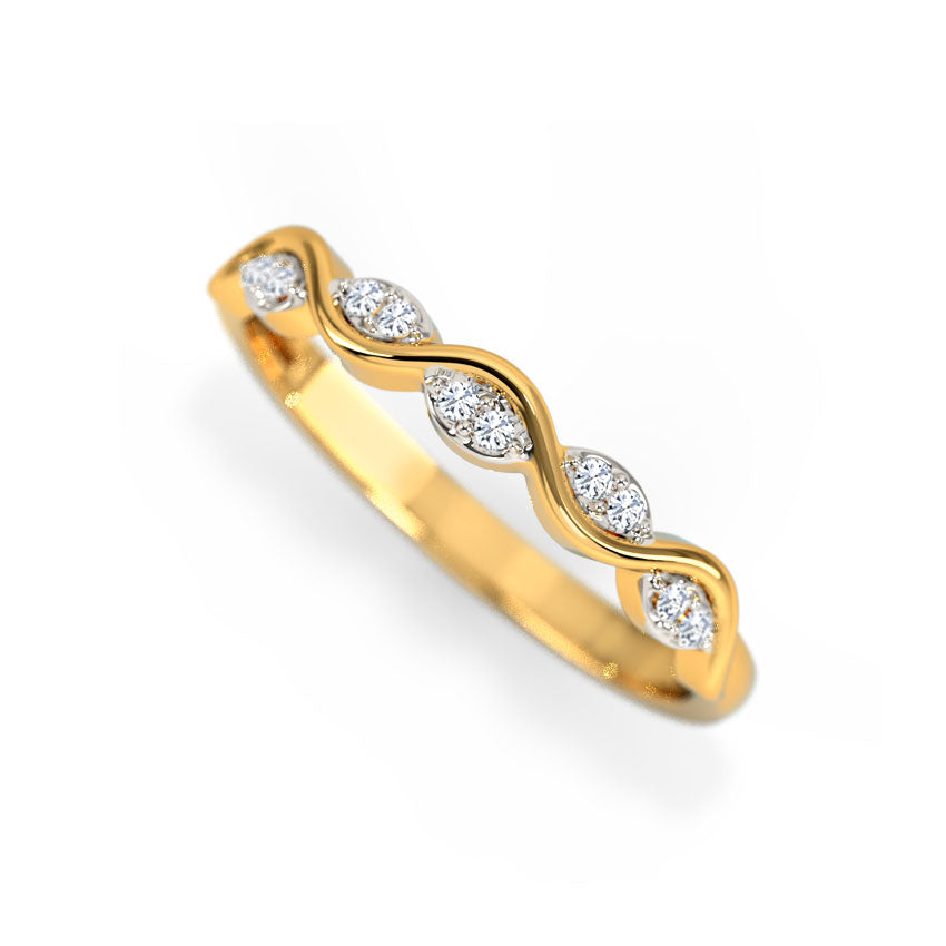 Serene Flow Diamond Band