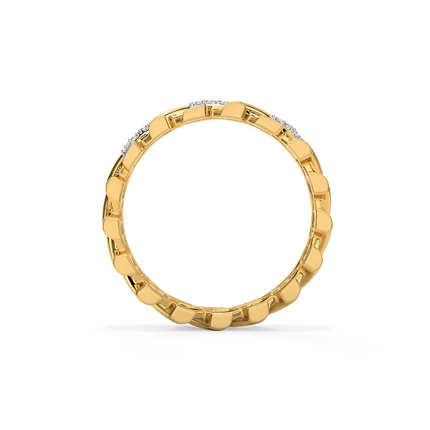 Radiant Edge Diamond Band