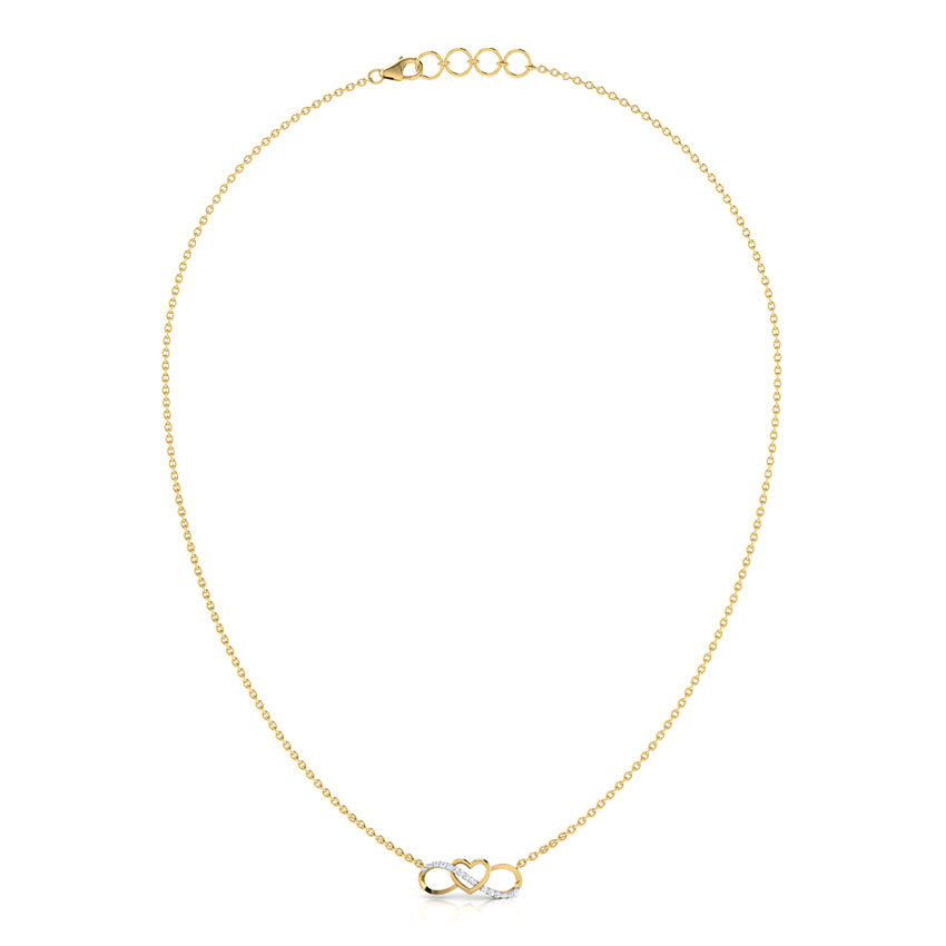 Never-Ending Love Infinity Diamond Necklace