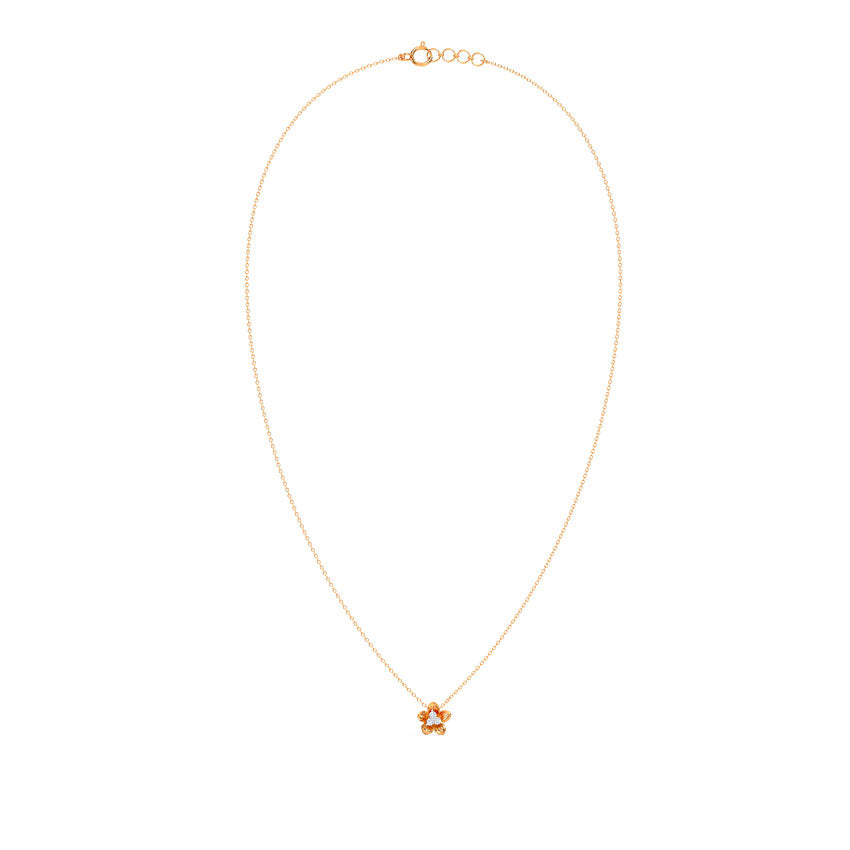 Cherry Bloom Diamond Necklace