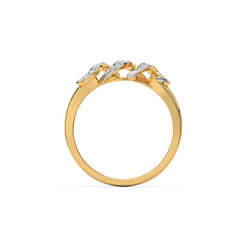 Interwind Shimmer Diamond Ring