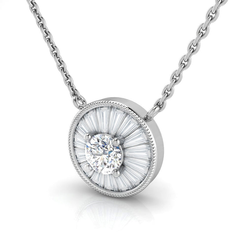 Circle of Bloom Diamond Necklace