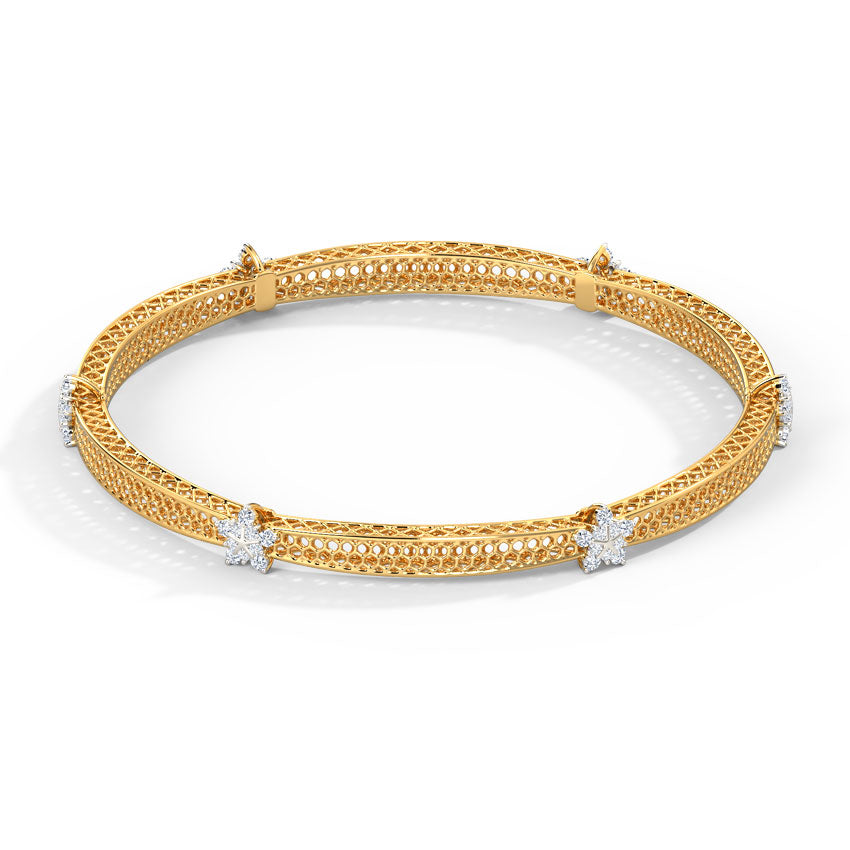 Celeste Mesh Diamond Bangle
