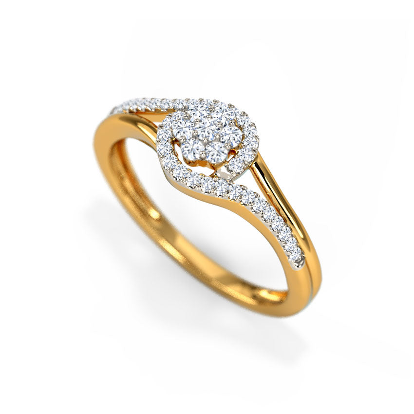 Celestial Bloom Diamond Ring