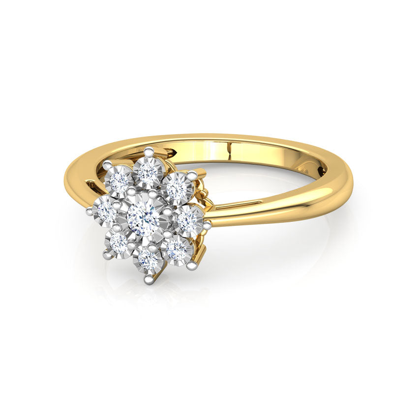 Radiant Cluster Diamond Ring