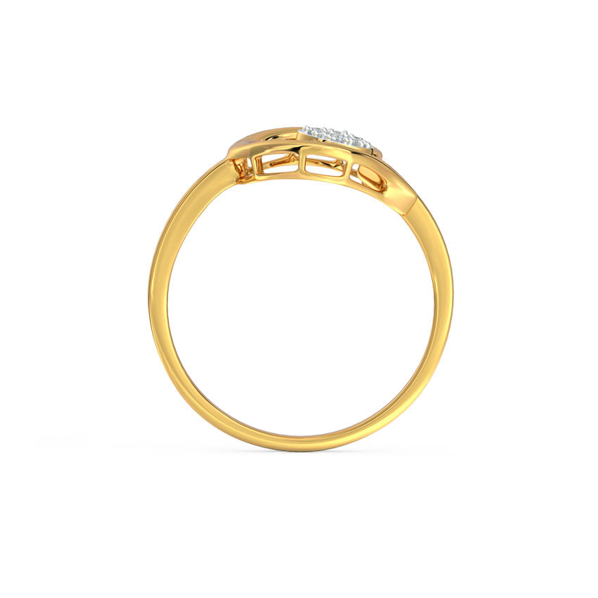 Regal Whirl Diamond Ring