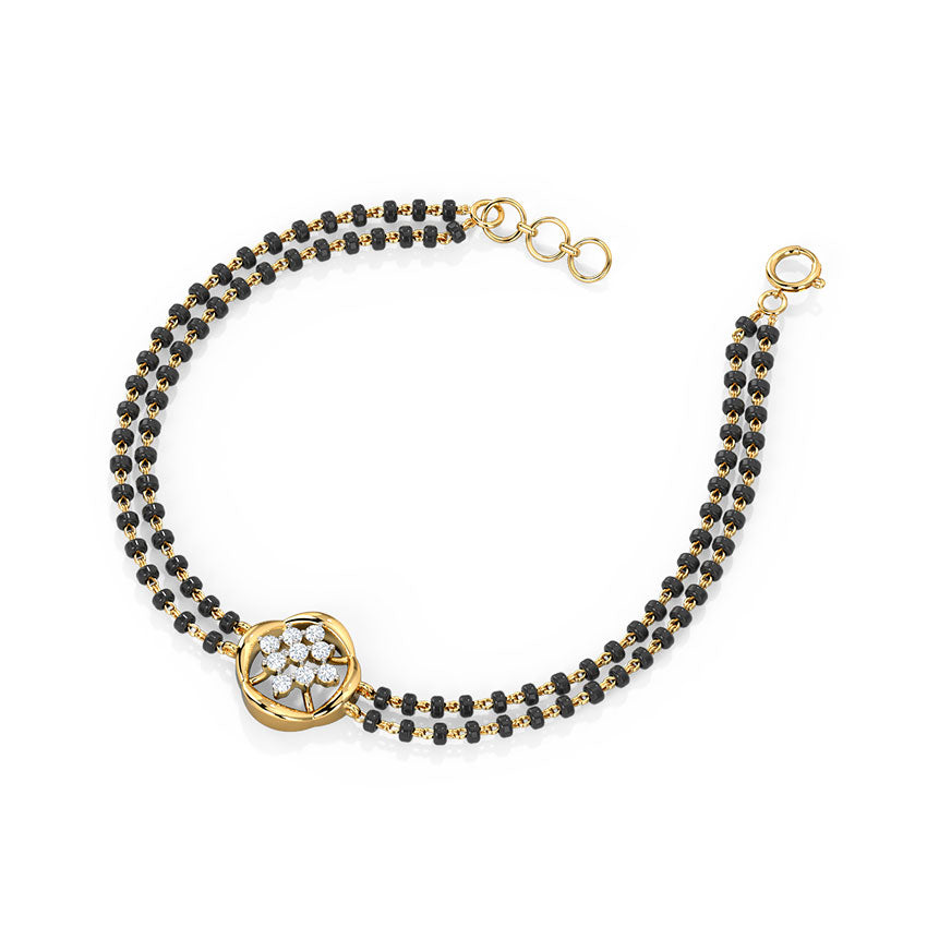 Viha Diamond Mangalsutra Bracelet
