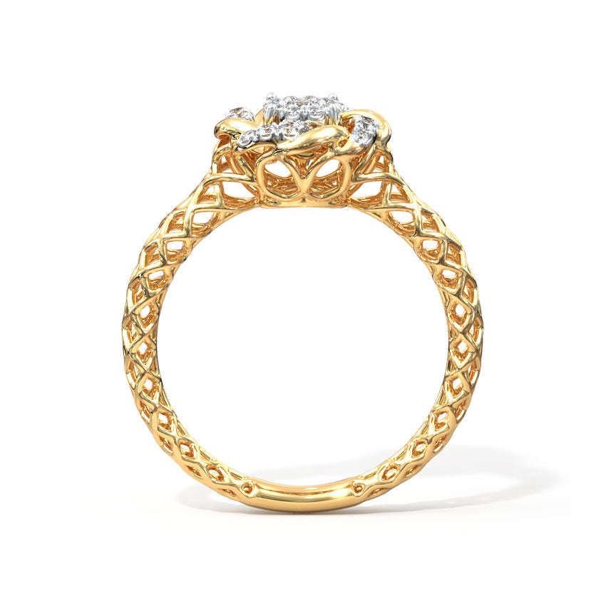 Twist Harmony Diamond Ring