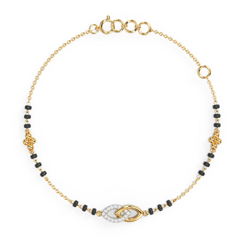 Tanira Diamond Mangalsutra Bracelet