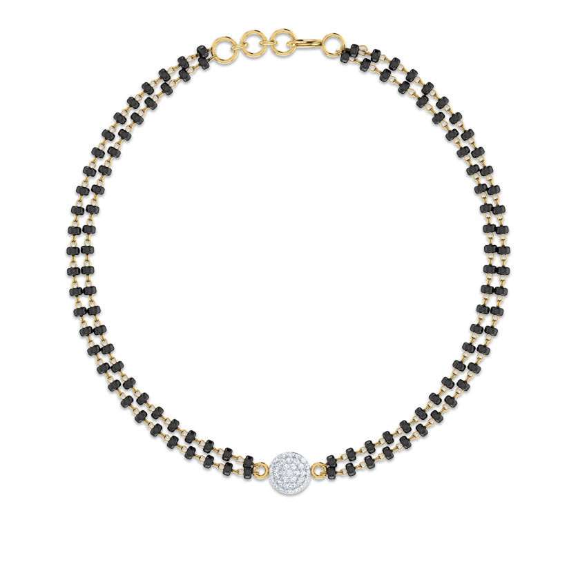 Riyana Diamond Mangalsutra Bracelet