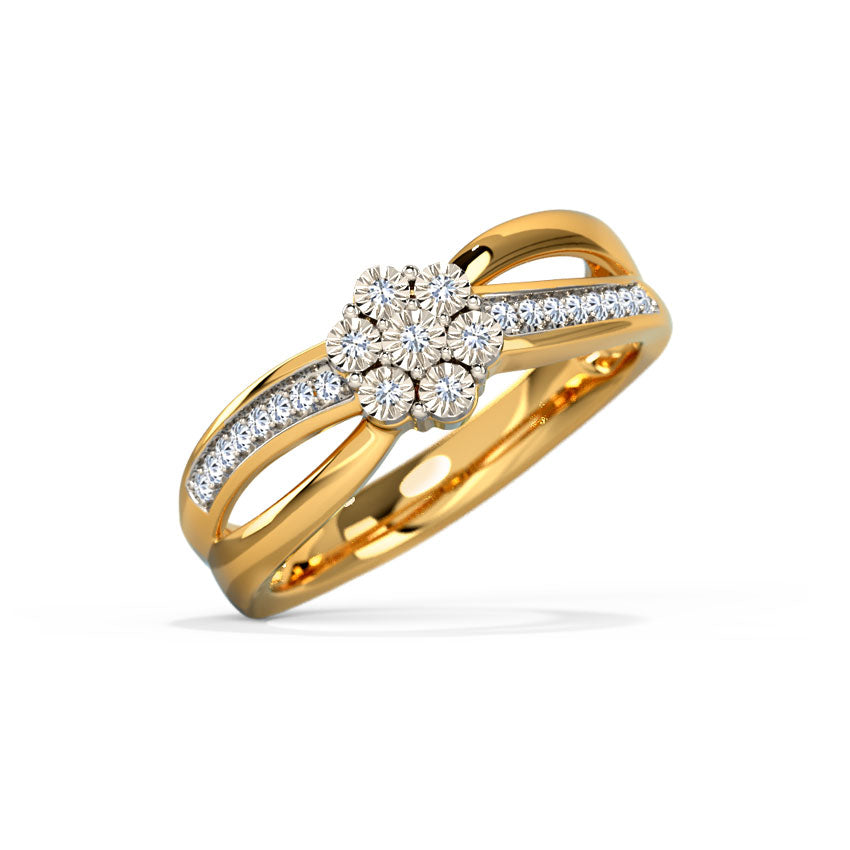 Cluster Miracle Plate Ring