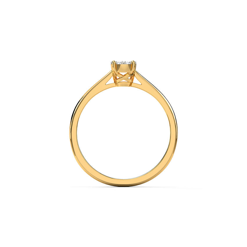 Graceful Quad Diamond Ring