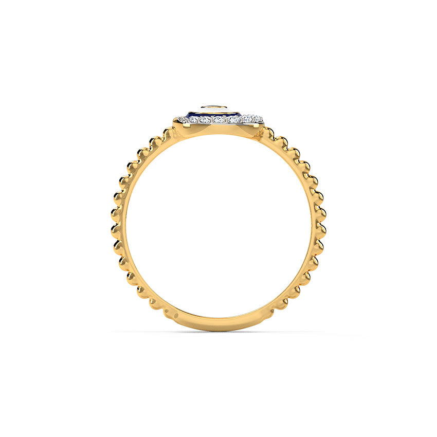 Aurora Evil Eye Diamond Ring