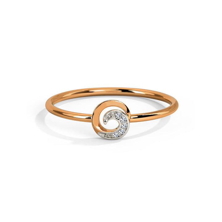 Swish Circlet Diamond Ring