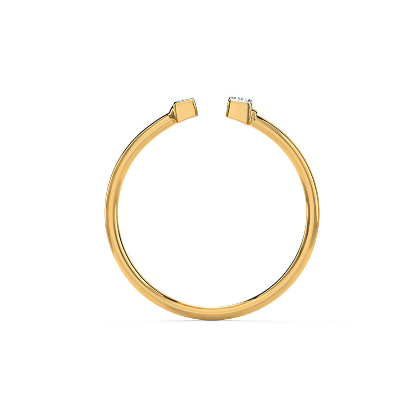 Elysian Twirl Diamond Ring