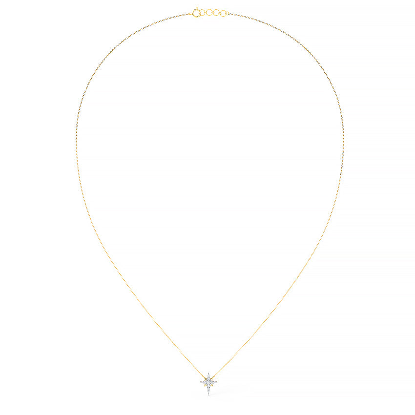 Northern Diamond Star Necklace