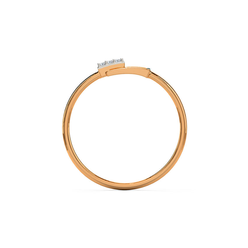 Avant-Garde Diamond Ring