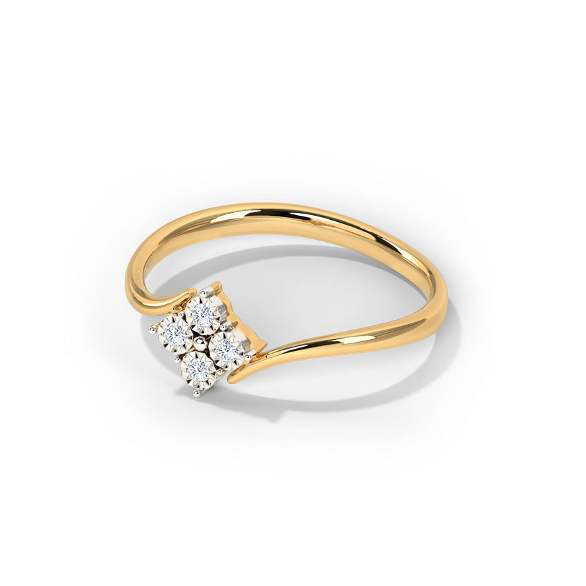 Ethereal Quad Miracle Diamond Ring