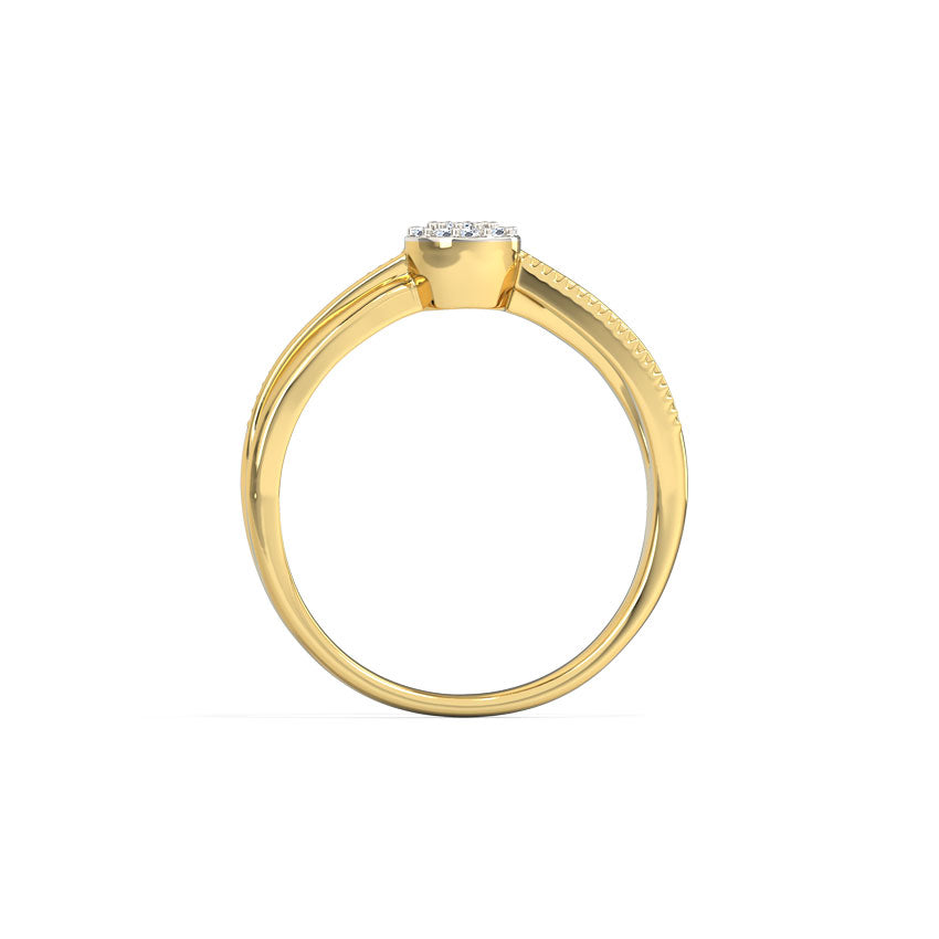 Twisting Brilliance Diamond Ring