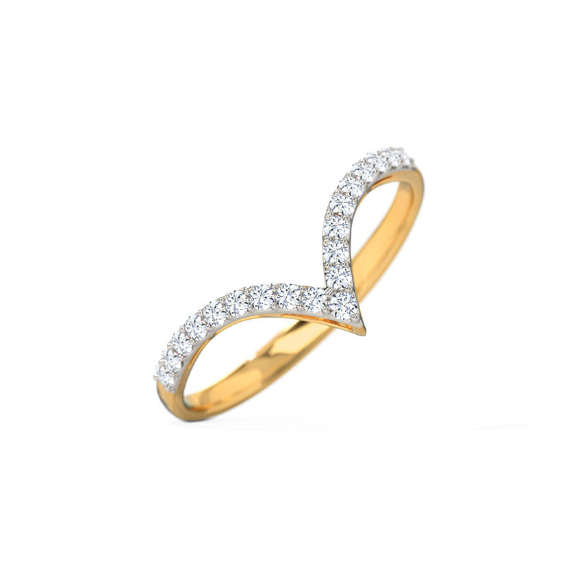 Vertex Glow Stackable Diamond Ring
