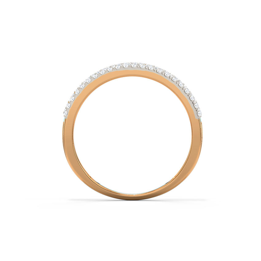 Elegant Align Diamond Band