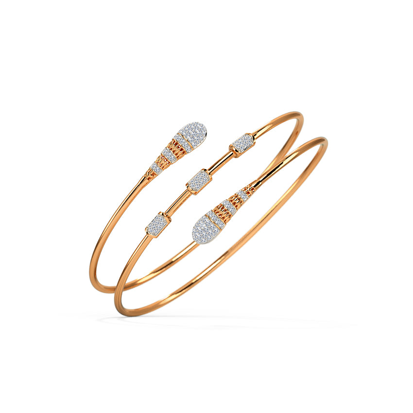 Celeste Twirl Diamond Bracelet