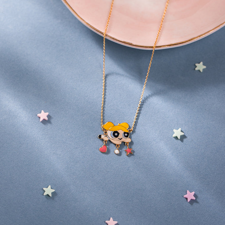 Charming Bubbles Kids' Gold Necklace