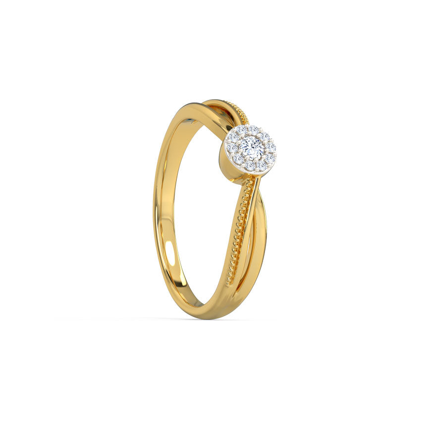 Twisting Brilliance Diamond Ring