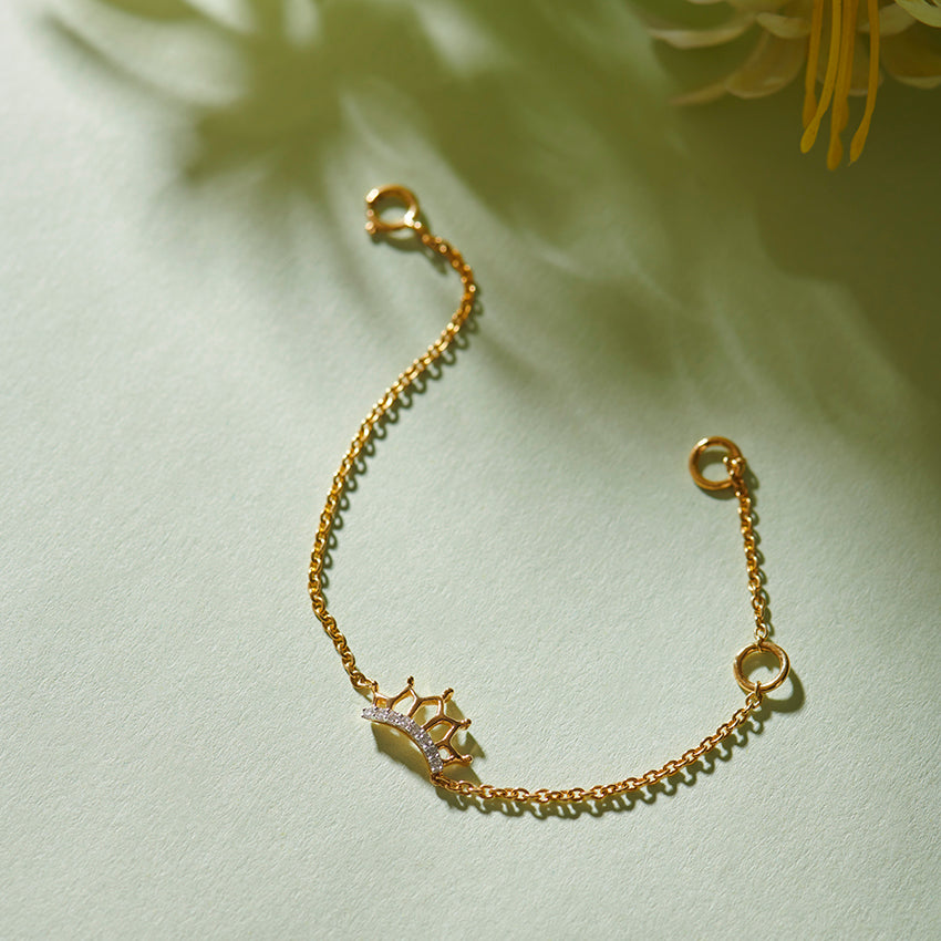 Tiara Crown Kids' Diamond Bracelet