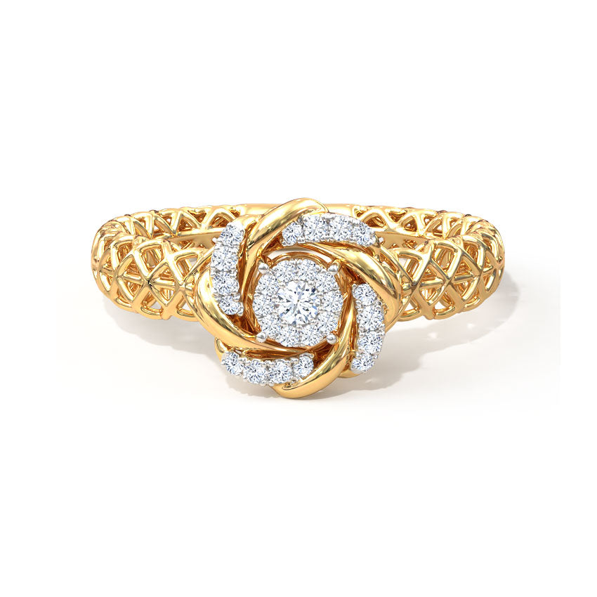 Twist Harmony Diamond Ring