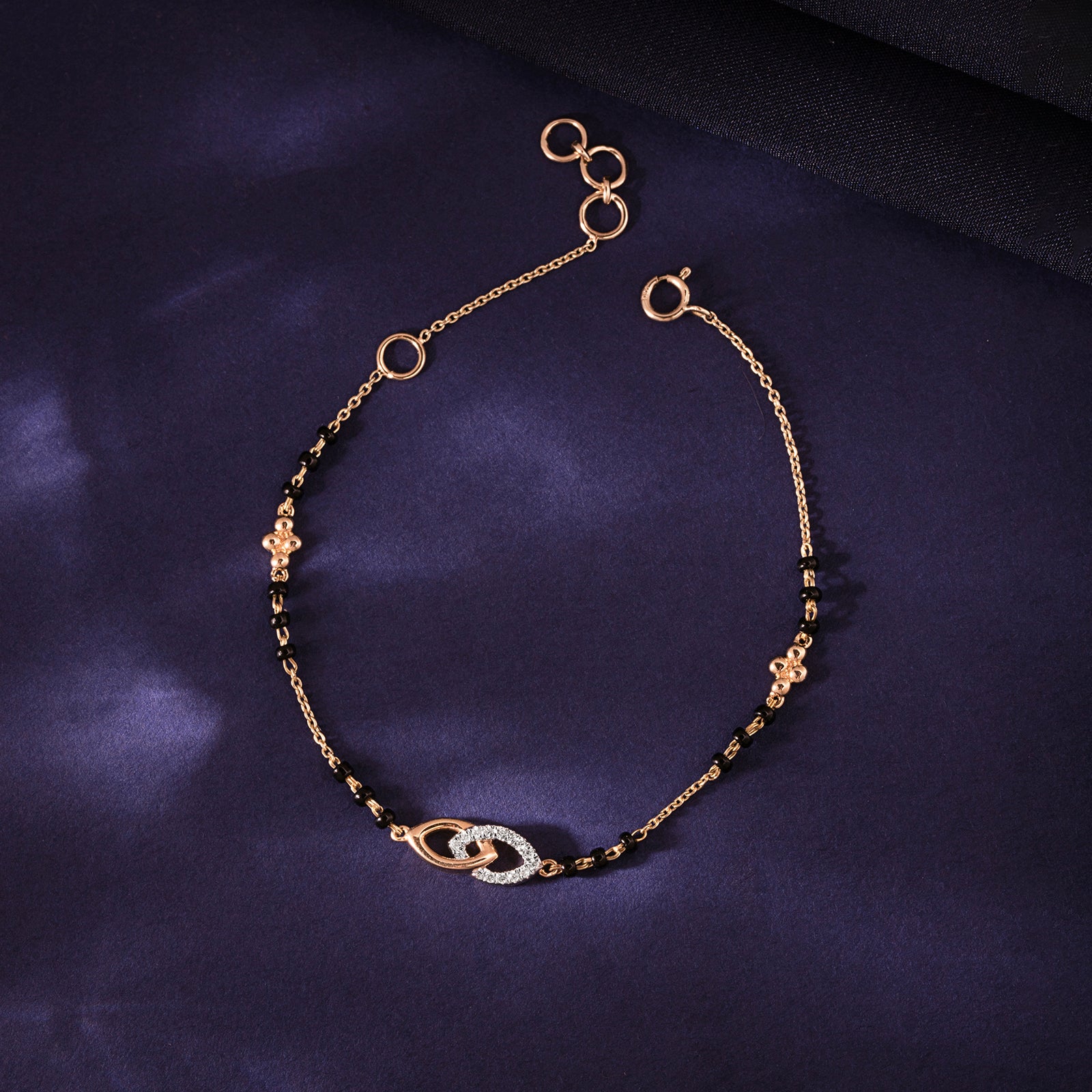 Tanira Diamond Mangalsutra Bracelet