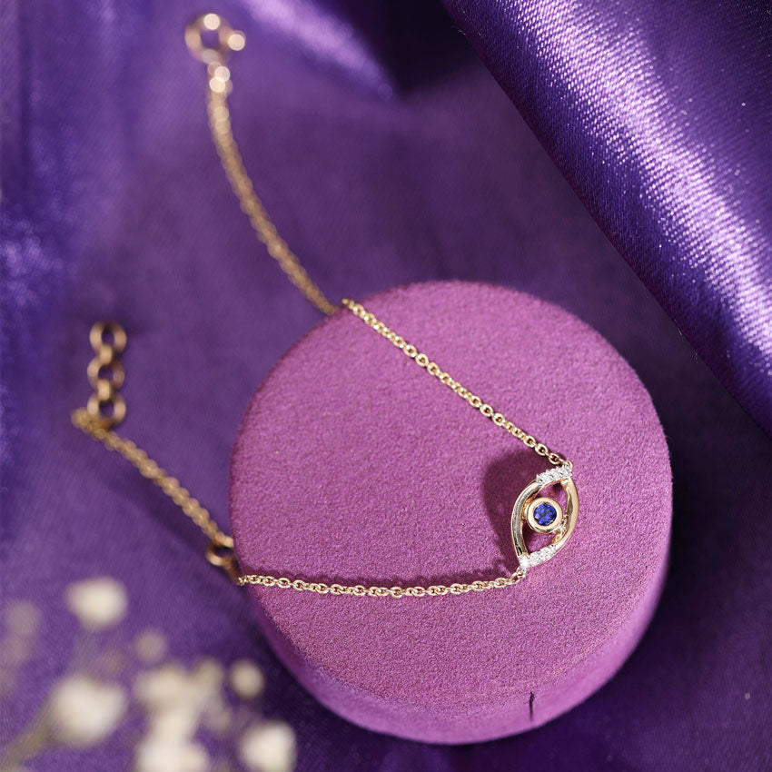 Serena Smart Evil Eye Gemstone Bracelet
