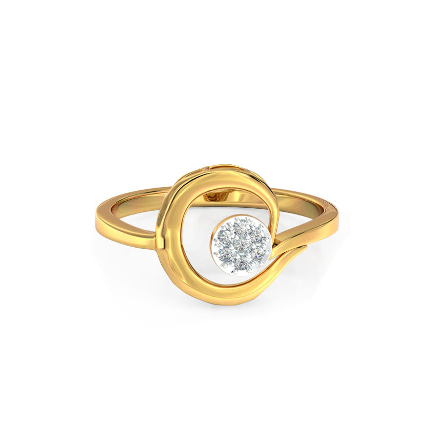 Regal Whirl Diamond Ring