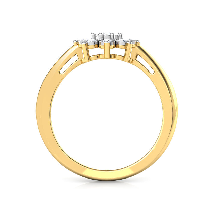 Radiant Cluster Diamond Ring