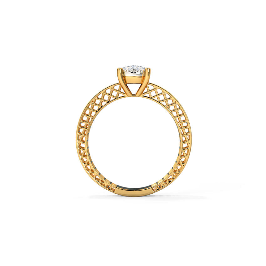 Lattice Spark Diamond Ring