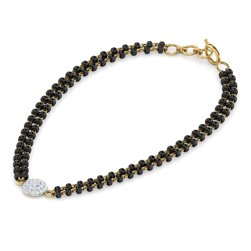 Riyana Diamond Mangalsutra Bracelet
