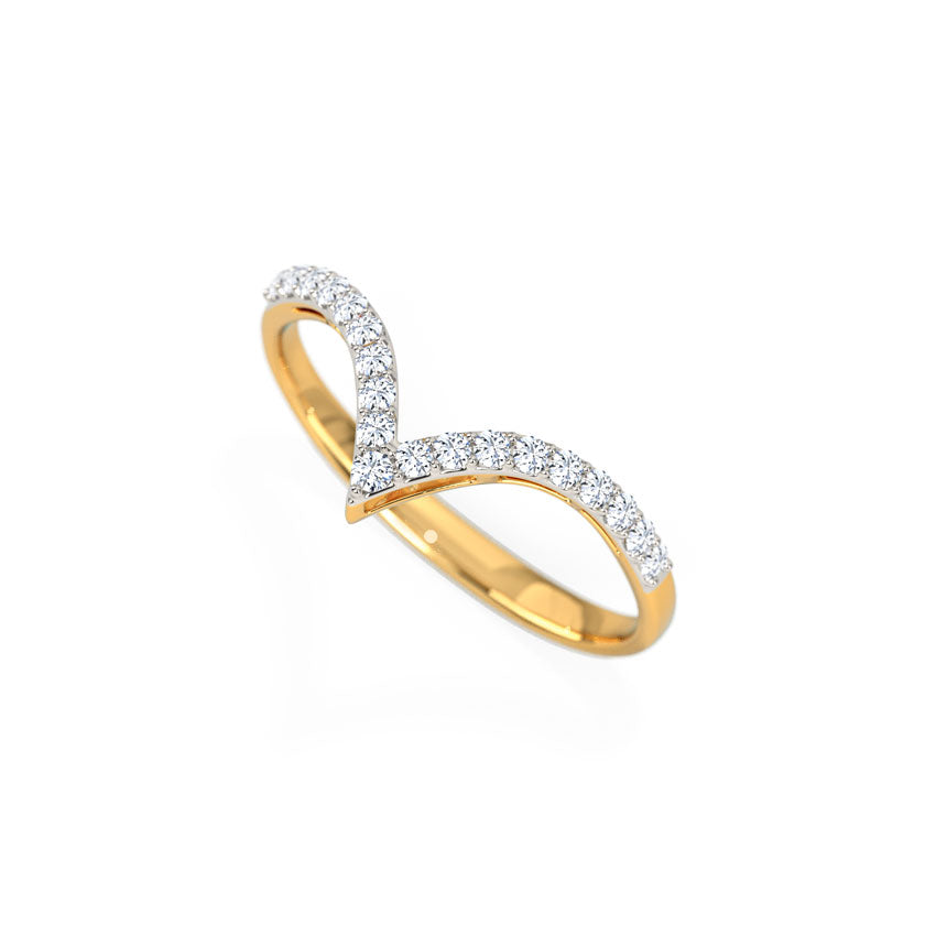 Vertex Glow Stackable Diamond Ring