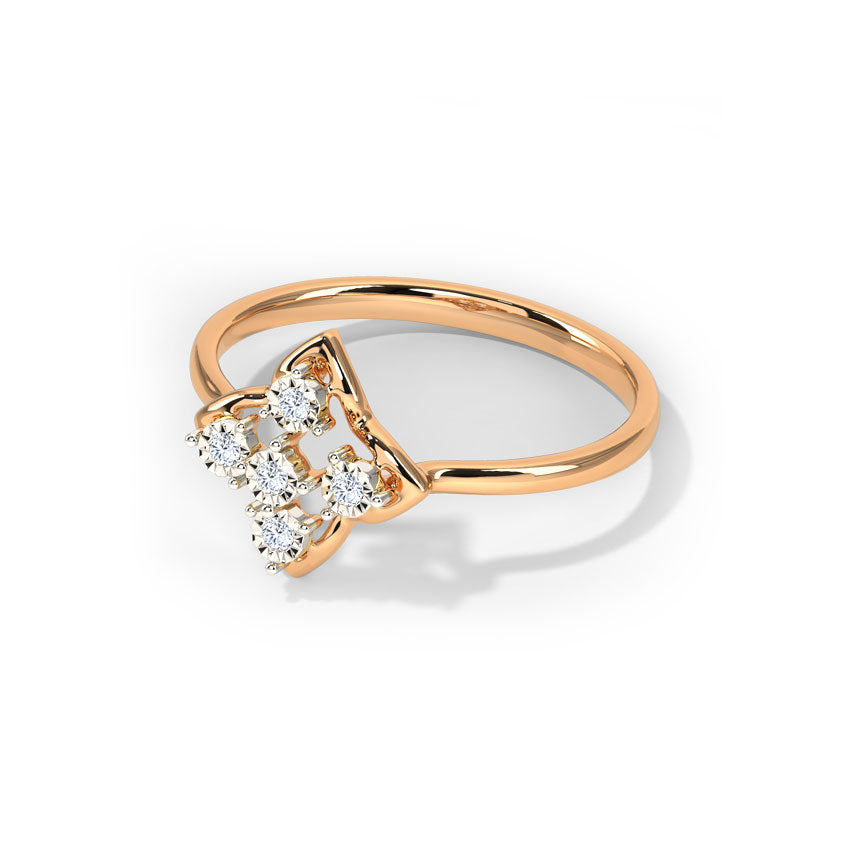 Rose Glow Diamond Ring