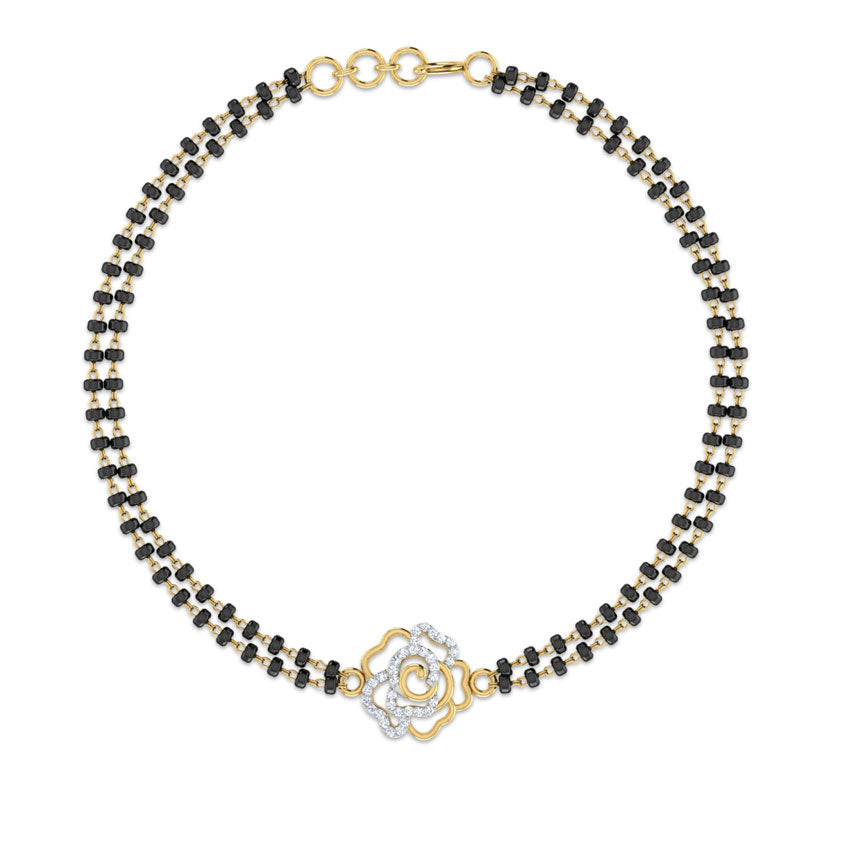 Samaira Diamond Mangalsutra Bracelet