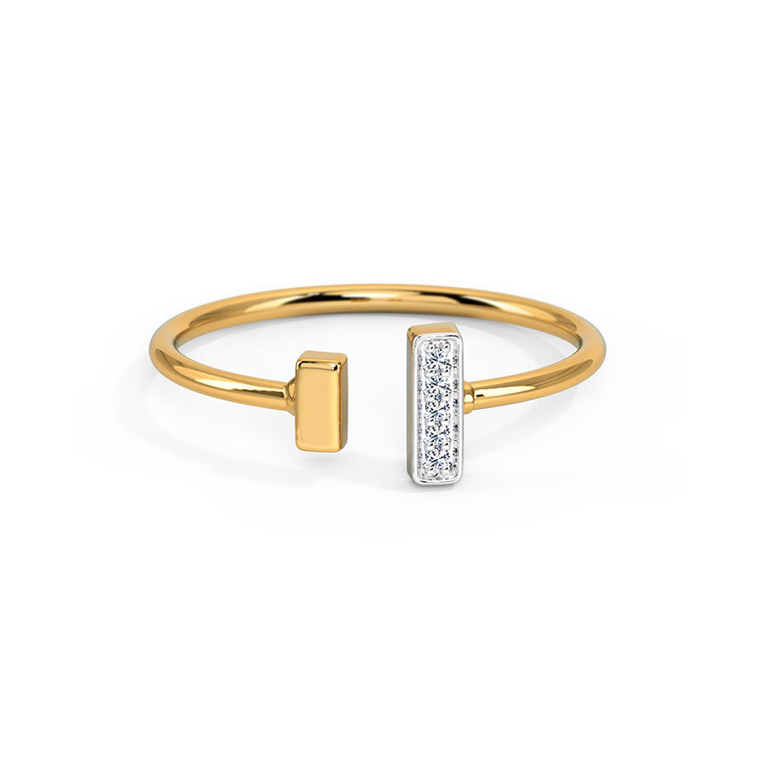 Elysian Twirl Diamond Ring