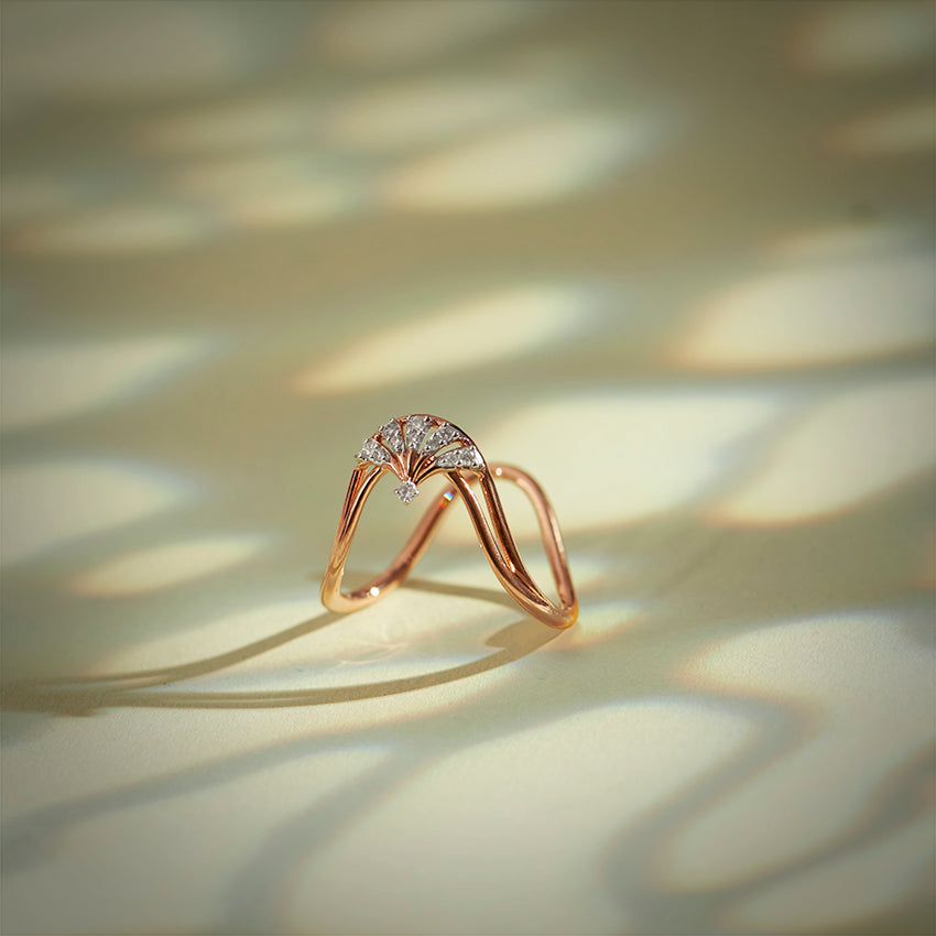 Sparking Diamond Vanki Ring