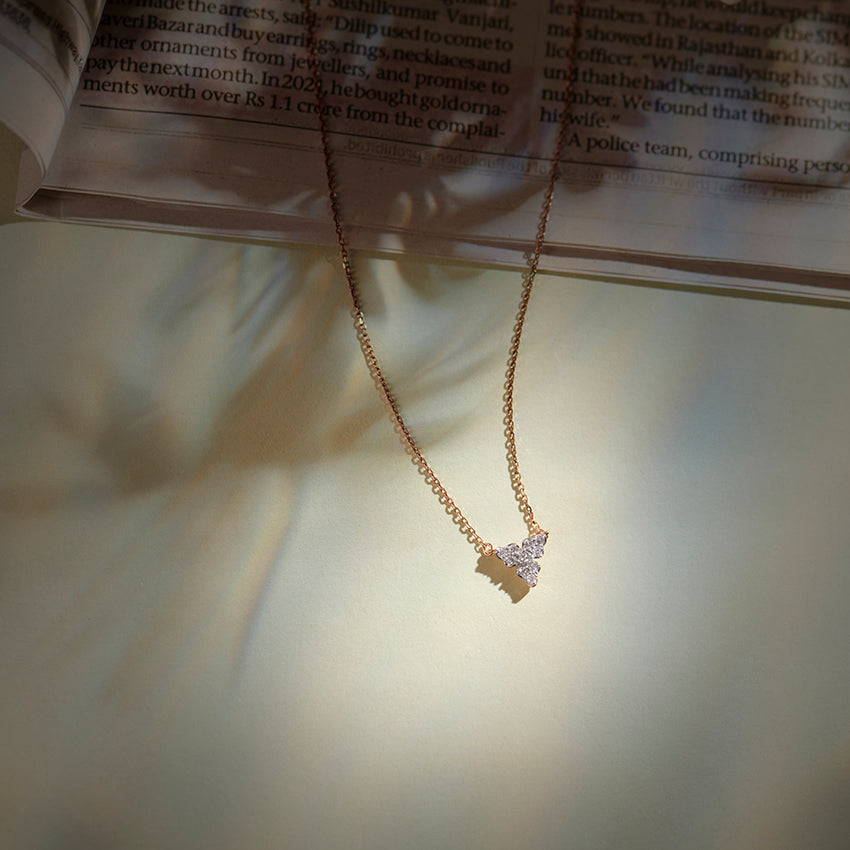 Trillium Diamond Necklace